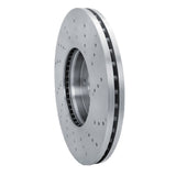Dynamic Friction 2020-2025 Mercedes-Benz GLA35 AMG Front Drilled Brake Rotor (350x32 Vented) by Dynamic Friction Company 620-63188