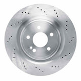 Dynamic Friction 2020-2025 Mercedes-Benz GLA35 AMG Rear Drilled Brake Rotor (330x22 Vented) by Dynamic Friction Company 620-63189