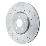 Dynamic Friction 2020-2022 Mercedes-Benz A35 AMG Front Drilled Brake Rotor (350x32 Vented) by Dynamic Friction Company 620-63190