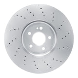 Dynamic Friction 2020-2022 Mercedes-Benz A35 AMG Front Drilled Brake Rotor (350x32 Vented) by Dynamic Friction Company 620-63190