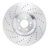 Dynamic Friction 2021-2025 Mercedes-Benz Maybach S680 Front Drilled Brake Rotor (390x36 Vented) by Dynamic Friction Company 620-63195