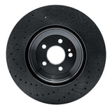 Dynamic Friction 2021-2025 Mercedes-Benz GLC43 AMG Rear Drilled Brake Rotor (360x26 Vented) by Dynamic Friction Company 620-63196