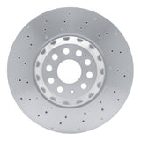 Dynamic Friction 2022-2025 Audi S3 (USA/Canada) Front Drilled Brake Rotor (357x34 Vented) by Dynamic Friction Company 620-73095