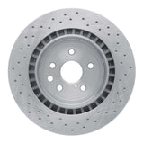 Dynamic Friction 2008-2014 Lexus IS F Rear Drilled Brake Rotor (345x28 Vented) by Dynamic Friction Company 620-75025
