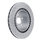 Dynamic Friction 2008-2014 Lexus IS F Rear Drilled Brake Rotor (345x28 Vented) by Dynamic Friction Company 620-75025