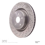 Dynamic Friction 2008-2014 Lexus IS F Front Drilled Brake Rotor (360x30 Vented) by Dynamic Friction Company 620-75026