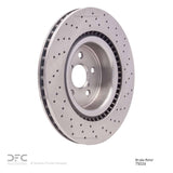 Dynamic Friction 2008-2014 Lexus IS F Front Drilled Brake Rotor (360x30 Vented) by Dynamic Friction Company 620-75026