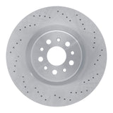 Dynamic Friction 2014-2024 Maserati Ghibli Front Drilled Brake Rotor (360x32 Vented) by Dynamic Friction Company 620-79004