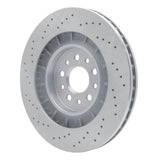 Dynamic Friction 2014-2024 Maserati Ghibli Front Drilled Brake Rotor (360x32 Vented) by Dynamic Friction Company 620-79004