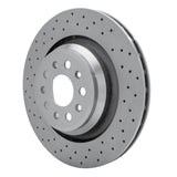 Dynamic Friction 2014-2022 Maserati Ghibli Rear Drilled Brake Rotor (350x28 Vented) by Dynamic Friction Company 620-79008