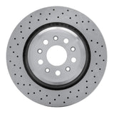 Dynamic Friction 2014-2022 Maserati Ghibli Rear Drilled Brake Rotor (350x28 Vented) by Dynamic Friction Company 620-79008