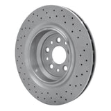 Dynamic Friction 2014-2022 Maserati Ghibli Rear Drilled Brake Rotor (350x28 Vented) by Dynamic Friction Company 620-79008