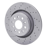 Dynamic Friction 2017-2024 Maserati Levante Rear Drilled Brake Rotor (330x22 Vented) by Dynamic Friction Company 620-79010