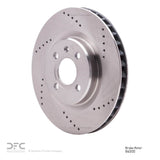 Dynamic Friction 2005-2011 Lotus Exige Front/Rear Drilled Brake Rotor (288x26 Vented) by Dynamic Friction Company 620-84000