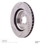 Dynamic Friction 2005-2011 Lotus Exige Front/Rear Drilled Brake Rotor (288x26 Vented) by Dynamic Friction Company 620-84000