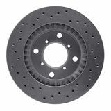 Dynamic Friction 1995-2002 Suzuki Esteem Front Right Drilled Silver Brake Rotor by Dynamic Friction Company 621-01002R