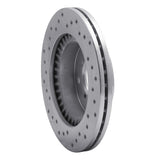 Dynamic Friction 1995-2002 Suzuki Esteem Front Right Drilled Silver Brake Rotor by Dynamic Friction Company 621-01002R