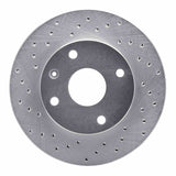 Dynamic Friction 2004-2010 Chevrolet Epica (Mexico) Front Left Drilled Silver Brake Rotor by Dynamic Friction Company 621-01010L