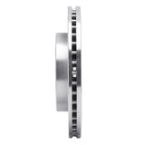 Dynamic Friction 2004-2010 Chevrolet Epica (Mexico) Front Left Drilled Silver Brake Rotor by Dynamic Friction Company 621-01010L