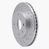 Dynamic Friction 2004-2010 Chevrolet Epica (Mexico) Front Right Drilled Silver Brake Rotor by Dynamic Friction Company 621-01010R