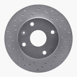 Dynamic Friction 2004-2010 Chevrolet Epica (Mexico) Front Right Drilled Silver Brake Rotor by Dynamic Friction Company 621-01010R