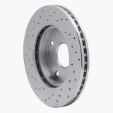 Dynamic Friction 2004-2010 Chevrolet Epica (Mexico) Front Right Drilled Silver Brake Rotor by Dynamic Friction Company 621-01010R