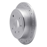 Dynamic Friction 2004-2010 Suzuki Forenza Rear Left Drilled Silver Brake Rotor by Dynamic Friction Company 621-01011L