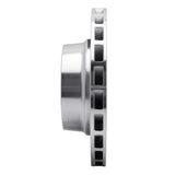 Dynamic Friction 1978-1989 Porsche 911/930 Rear Right Drilled Silver Brake Rotor by Dynamic Friction Company 621-02014D