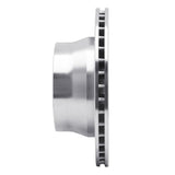 Dynamic Friction 1987-1997 Porsche 911 Rear Right Drilled Silver Brake Rotor by Dynamic Friction Company 621-02021R
