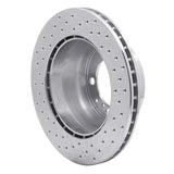 Dynamic Friction 1987-1997 Porsche 911 Rear Right Drilled Silver Brake Rotor by Dynamic Friction Company 621-02021R