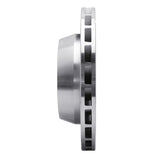 Dynamic Friction 1991-1997 Porsche 911 Rear Right Drilled Silver Brake Rotor by Dynamic Friction Company 621-02031D