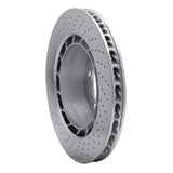 Dynamic Friction 2012-2016 Porsche 911 Rear Right Drilled Silver Brake Rotor by Dynamic Friction Company 621-02072D