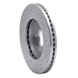 Dynamic Friction 2001-2003 Kia Optima Front Right Drilled Silver Brake Rotor by Dynamic Friction Company 621-03015R