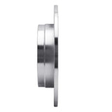 Dynamic Friction 2005-2020 Hyundai Azera Rear Right Drilled Silver Brake Rotor by Dynamic Friction Company 621-03021R