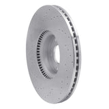 Dynamic Friction 2012-2017 Hyundai Equus Front Right Drilled Silver Brake Rotor by Dynamic Friction Company 621-03040R