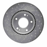 Dynamic Friction 2017-2022 Hyundai Ioniq Front Right Drilled Silver Brake Rotor by Dynamic Friction Company 621-03055R