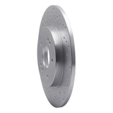 Dynamic Friction 2019-2022 Hyundai Palisade Rear Left Drilled Silver Brake Rotor by Dynamic Friction Company 621-03060L