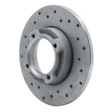 Dynamic Friction 1985-1991 Subaru GL Rear Left Drilled Silver Brake Rotor by Dynamic Friction Company 621-13001L