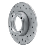 Dynamic Friction 1985-1991 Subaru GL Rear Right Drilled Silver Brake Rotor by Dynamic Friction Company 621-13001R