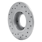 Dynamic Friction 1985-1991 Subaru GL Rear Right Drilled Silver Brake Rotor by Dynamic Friction Company 621-13001R