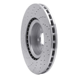 Dynamic Friction 2003-2020 Toyota 86 Front Right Drilled Silver Brake Rotor by Dynamic Friction Company 621-13014R
