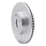 Dynamic Friction 2015-2019 Subaru Legacy Front Left Drilled Silver Brake Rotor by Dynamic Friction Company 621-13026L