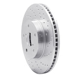 Dynamic Friction 2015-2019 Subaru Legacy Front Right Drilled Silver Brake Rotor by Dynamic Friction Company 621-13026R