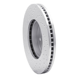 Dynamic Friction 2015-2019 Subaru Legacy Front Right Drilled Silver Brake Rotor by Dynamic Friction Company 621-13026R