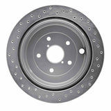 Dynamic Friction 2006-2014 Subaru B9 Tribeca Rear Right Drilled Silver Brake Rotor by Dynamic Friction Company 621-13036R