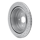 Dynamic Friction 2006-2014 Subaru B9 Tribeca Rear Right Drilled Silver Brake Rotor by Dynamic Friction Company 621-13036R