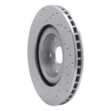 Dynamic Friction 2019-2021 Subaru Ascent Front Right Drilled Silver Brake Rotor by Dynamic Friction Company 621-13043R