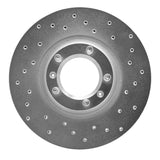 Dynamic Friction 1981-1989 Alfa Romeo GTV-6 Front Right Drilled Silver Brake Rotor by Dynamic Friction Company 621-16002R