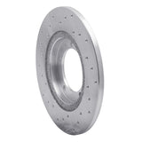 Dynamic Friction 1990-1992 Daihatsu Rocky Front Right Drilled Silver Brake Rotor by Dynamic Friction Company 621-19002R