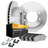 Dynamic Friction 1971-1989 Chevrolet C20 Suburban Front Rotors with Heavy Duty Brake Pads w/Hardware by Dynamic Friction Company 6212-48093